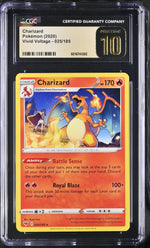 2020 Pokemon #025/185 Charizard Vivid Voltage CGC 10