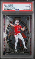 2024 Panini Select Drake Maye #5 PSA 10