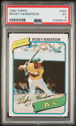 1980 Topps Rickey Henderson #482 PSA 5