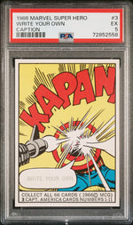 1966 Marvel Super Heroes Write Your Own Caption #3 PSA 5