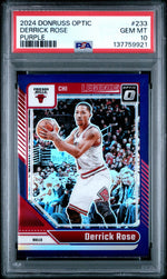 2024 Donruss Optic Purple Derrick Rose #233 PSA 10