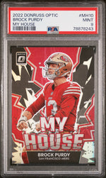 2022 Donruss Optic My House Brock Purdy #MH-10 PSA 9
