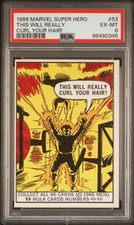 1966 Marvel Super Heroes This Will Really Curl Your Hair! #53 PSA 6