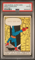 1966 Marvel Super Heroes Write Your Own Caption #7 PSA 4