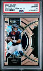 2023 Panini Select Prizm Copper Die Cut CJ Stroud #183 /299 PSA 10