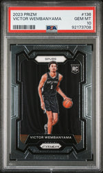 2023 Panini Prizm Victor Wembanyama #136 PSA 10