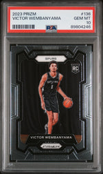 2023 Panini Prizm Victor Wembanyama #136 PSA 10