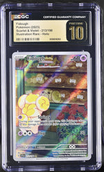 2023 Scarlet & Violet #213/198 Fidough Illustration Rare - Holo CGC 10