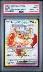 2025 Pokemon Scarlet and Violet Black Star Promo Prismatic Evolutions Super Premium Collection Eevee Ex #174 PSA 9