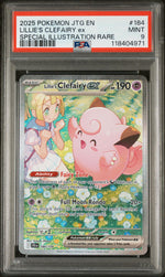 2025 Pokemon Scarlet and Violet Journey Together Special Illustration Rare Lillie's Clefairy Ex #184 /118404971 PSA 9