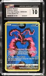 2023 Black Star Promos #SWSH284 Galarian Moltres Crown Zenith Tin CGC 10