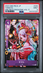 2023 One Piece Japanese Magazine Volume 17 Yamato #P-046 PSA 9