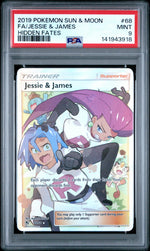 2019 Pokemon Sun and Moon Hidden Fates James/Jessie #68 PSA 9