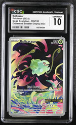 2025 Pokemon #133/132 Bulbasaur Mega Evolution CGC 10