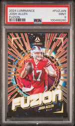 2024 Panini Luminance Fuzion Josh Allen #FUZJAN PSA 9