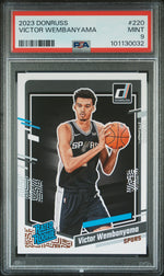 2023 Panini Donruss Rated Rookie Victor Wembanyama #220 PSA 9