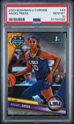 2023 Bowman University Chrome Angel Reese #49 PSA 10