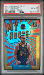 2021 Donruss Optic Gold Stephen Curry #3 /10 /49 PSA 10
