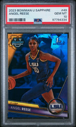2023 Bowman University Chrome Sapphire Angel Reese #49 PSA 10