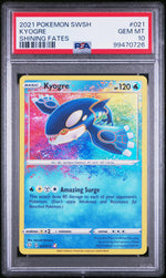 2021 Pokemon Sword and Shield Shining Fates Kyogre #021 PSA 10