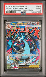 2025 Pokemon Black Star Promo Ultra Premium Collection Mega Charizard X Ex #023 PSA 9