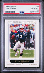2005 Topps Tom Brady #10 PSA 10