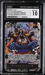 2024 One Piece Card Game # Marshall D. Teach Emperors in New World CGC 10