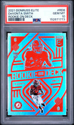 2021 Panini Donruss Elite Rookie On Deck Devonta Smith #RD8 PSA 10