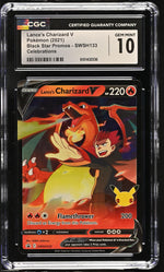 2021 Pokemon #SWSH133 Lance's Charizard V Black Star Promos CGC 10