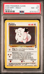 2000 Pokemon Base Set 2 Holo Clefairy #6 PSA 8