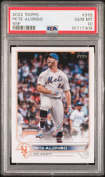 2022 Topps Ssp Pete Alonso #315 PSA 10