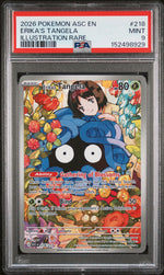 2026 Pokemon Ascended Heroes Illustration Rare Erika's Tangela #218 PSA 9