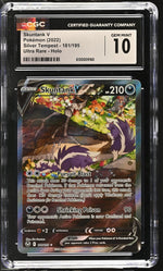 2022 Pokemon #181/195 Skuntank V Silver Tempest CGC 10