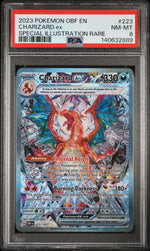 2023 Pokemon Scarlet and Violet Obsidian Flames Special Illustration Rare Charizard Ex #223 PSA 8