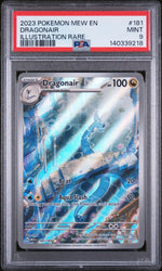 2023 Pokemon Scarlet and Violet 151 Illustration Rare Dragonair #181 PSA 9