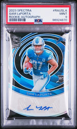 2023 Panini Spectra Rookie Autographs Sam Laporta #RAUSLA /75 PSA 9