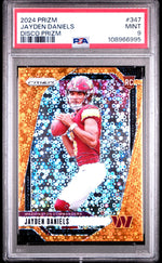 2024 Panini Prizm Disco Prizm Jayden Daniels #347 PSA 9