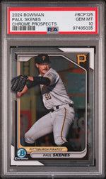 2024 Bowman Chrome Prospect Paul Skenes #BCP125 PSA 10