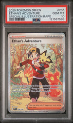 2025 Pokemon Scarlet and Violet Destined Rivals Special Illustration Rare Ethan's Adventure #236 PSA 10
