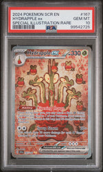 2024 Pokemon Scarlet and Violet Stellar Crown Special Illustraion Rare Hydrapple Ex #167 PSA 10