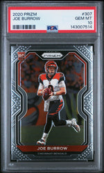 2020 Panini Prizm Joe Burrow #307 PSA 10