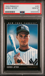 1993 Pinnacle Derek Jeter #457 PSA 10