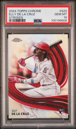 2024 Topps Chrome Strokes Elly De La Cruz #S-22 PSA 10
