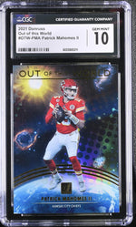 2021 Donruss #OTW-PMA Patrick Mahomes II Out of this World CGC 10