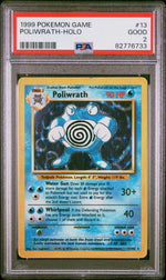 1999 Pokemon Base Set Holo Poliwrath #13 PSA 2