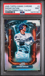 2025 Topps Cosmic Chrome Shohei Ohtani #ET-2 PSA 9
