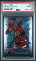 1994 Finest With Coating Michael Jordan #331 PSA 8