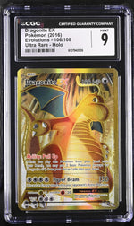 2016 Evolutions #106/108 Dragonite EX CGC 9