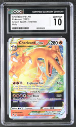 2023 Pokemon #019/159 Charizard VSTAR Crown Zenith CGC 10