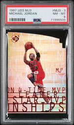 1997 UD3 MJ3 Michael Jordan #MJ3-3 PSA 8